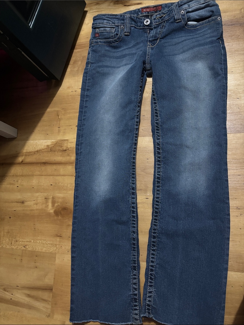 Big Star Straight-Leg Women's Jeans in Dark Blue Wash